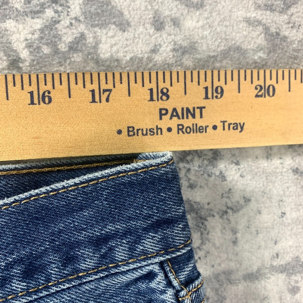 Levis Jeans Mens 36x28 Blue Pants‎ Faded 505 Straight Workwear Denim Tag 36x30 - Picture 12 of 15